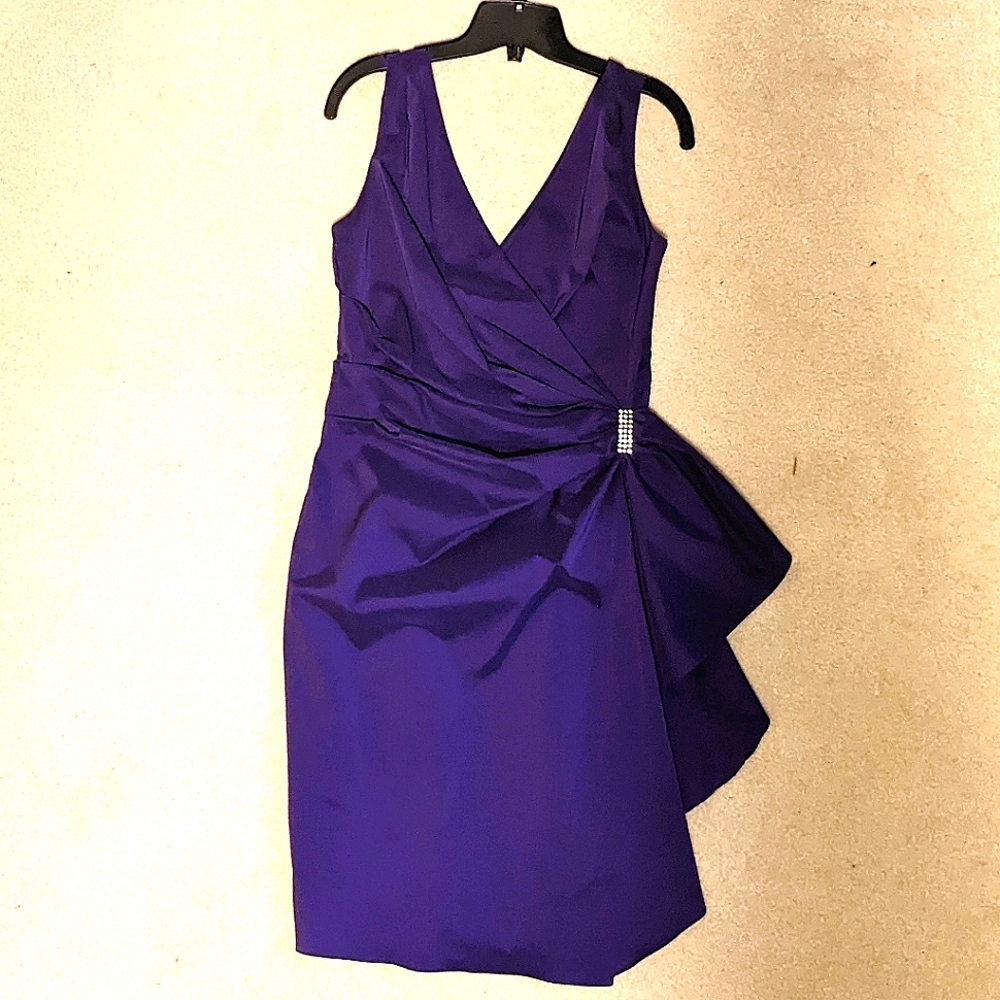 Ralph Lauren purple cocktail dress